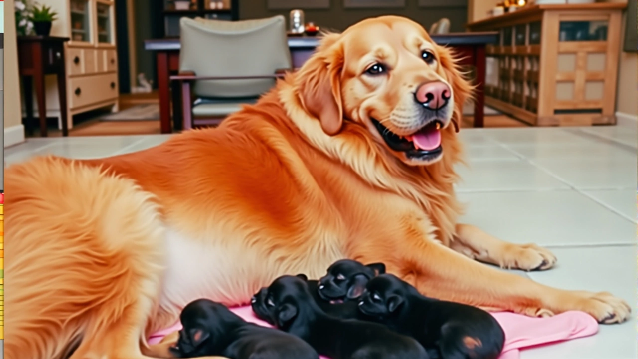 Cruzamento Inusitado: Golden Retriever e Shih Tzu Geram Filhotes e História Viraliza na Internet